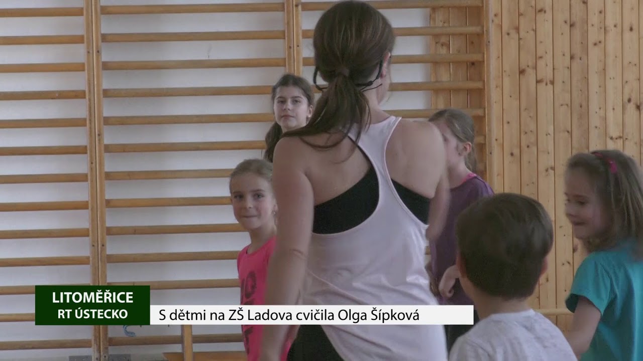 LITOMĚŘICE: S dětmi na ZŠ Ladova cvičila Olga Šípková