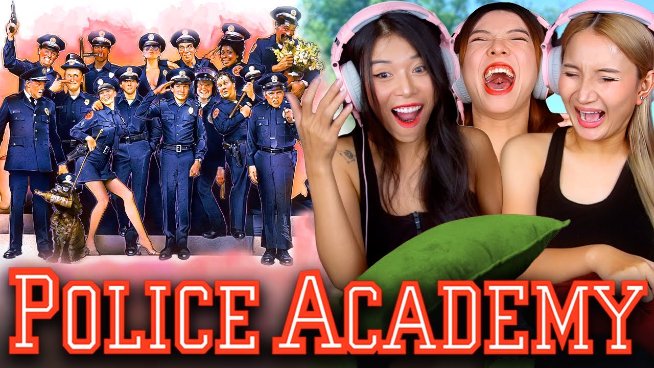 Asian Girls React | Police Academy | First Time Watch