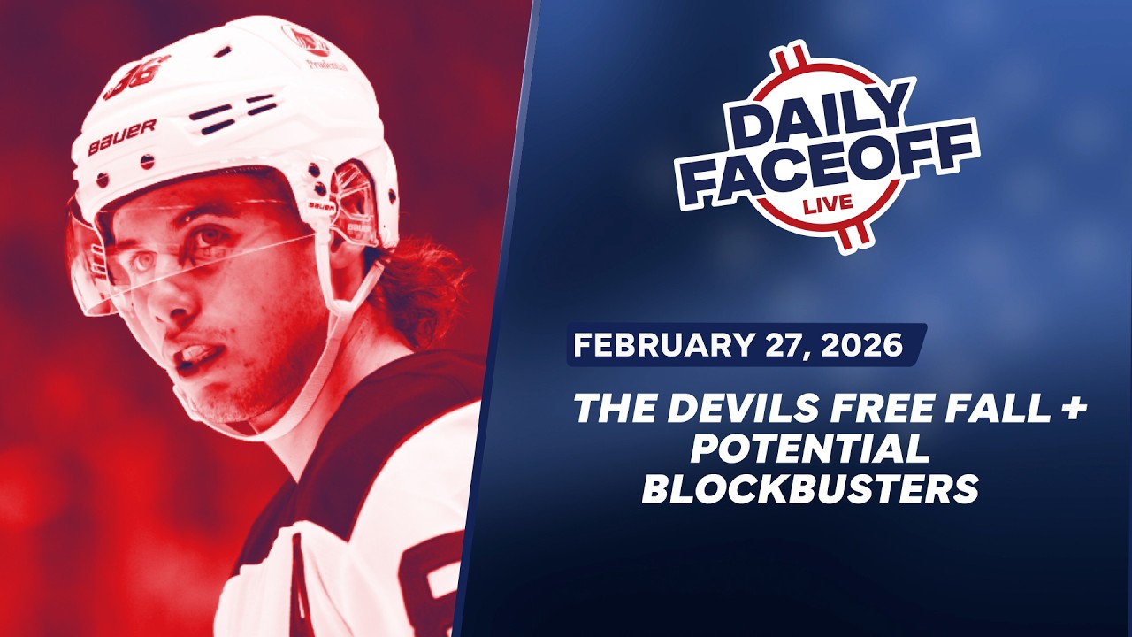 The Devils' Free Fall Continues & a Look at Potential Blockbuster Trades | Daily Faceoff Live