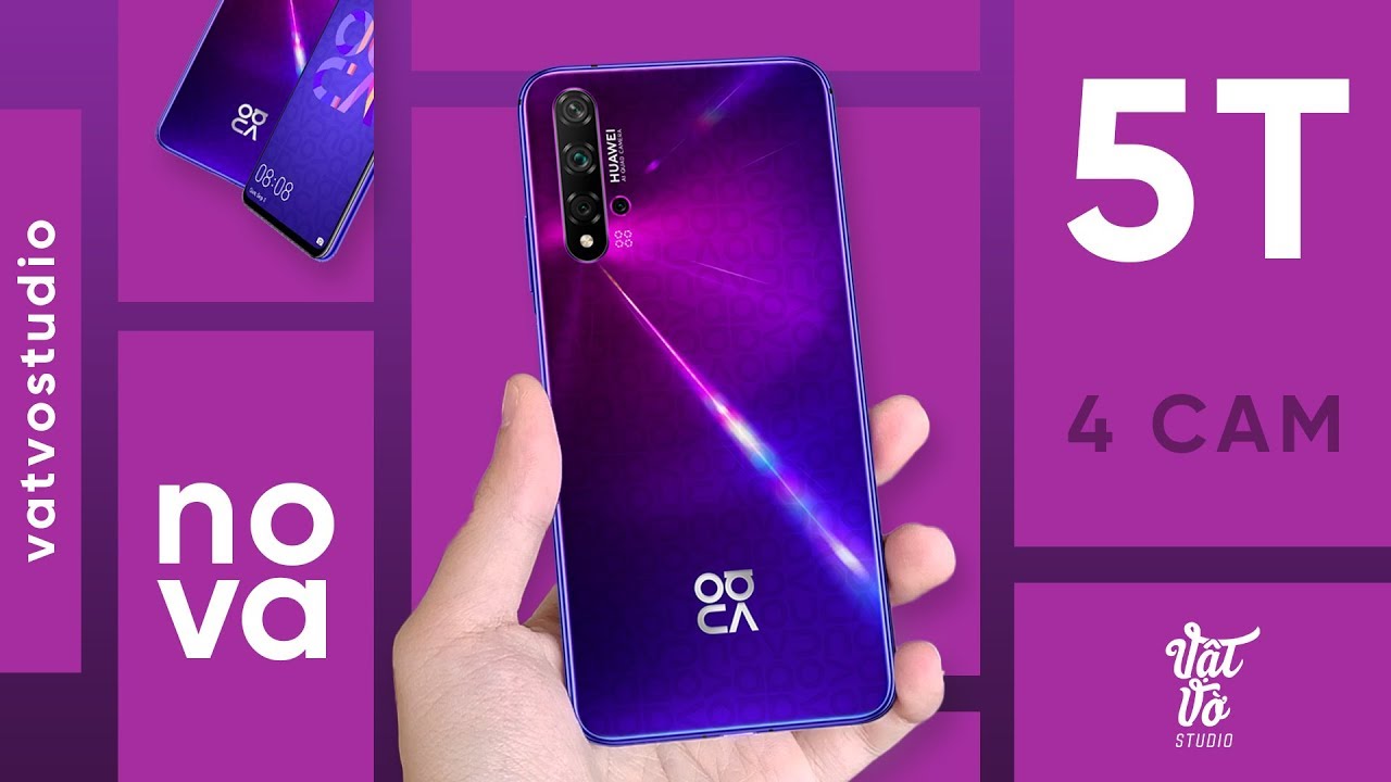Huawei Nova 5T ra mắt: cấu hình flagship giá tầm trung