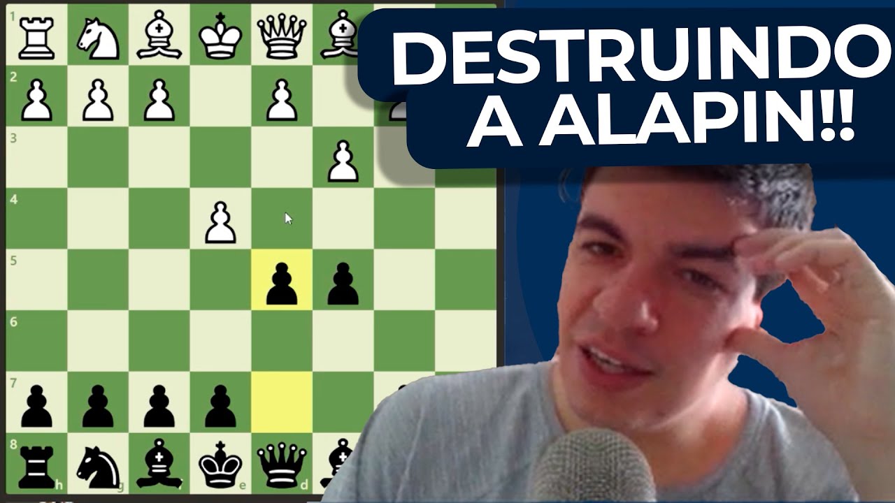 Como CONFUNDIR o jogador de ALAPIN no XADREZ ONLINE!