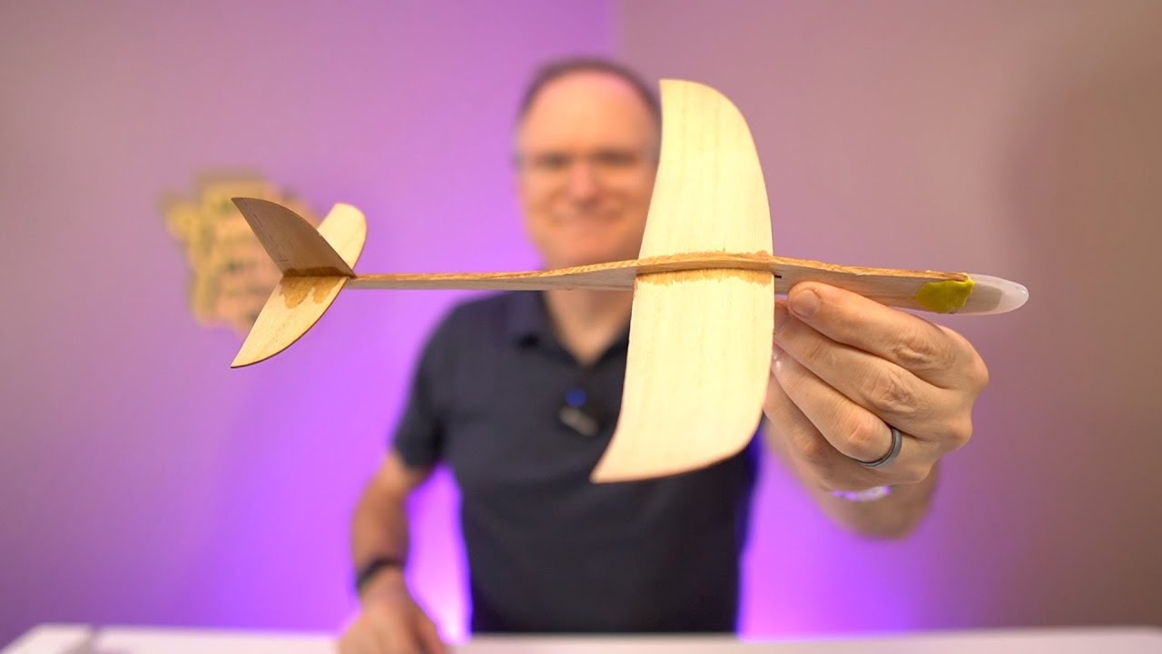 Balsa Wood Airplane Toys, Glider Plane Model