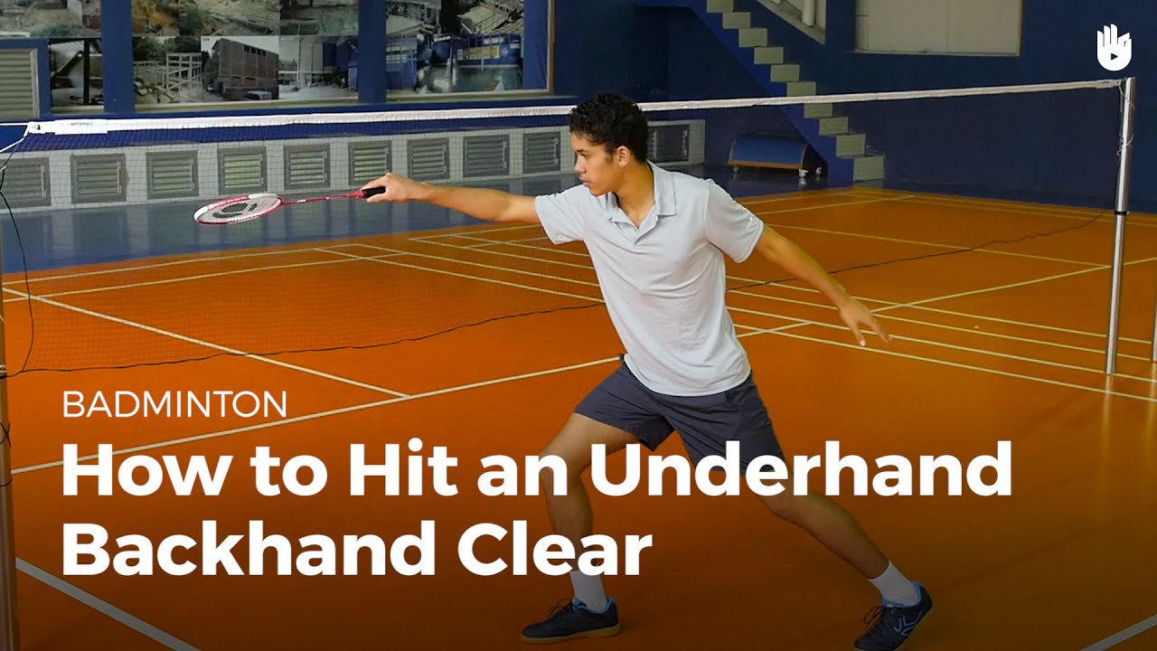 How to Hit an Underhand Backhand Clear | Badminton