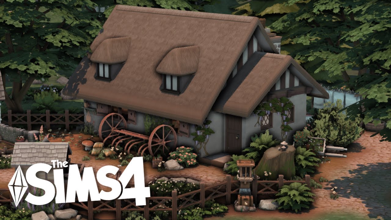 Peasant's Cottage 🍄 | Sims 4 Stop Motion | CC