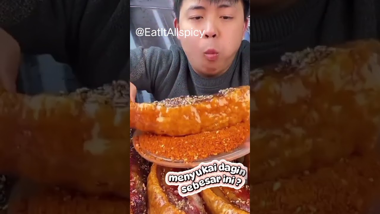 Mukbang Bikin Ngiler ! potongan daging Besar‼️#mukbang #makananpedes #viralvideo