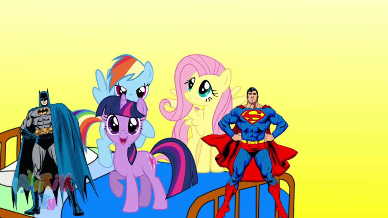 Anaokulu Kreş 0-3 Yaş Grubu &Ccedil;ocuk Şarkıları My Little Pony S&uuml;permen 5 K&uuml;&ccedil;&uuml;k Maymunı
