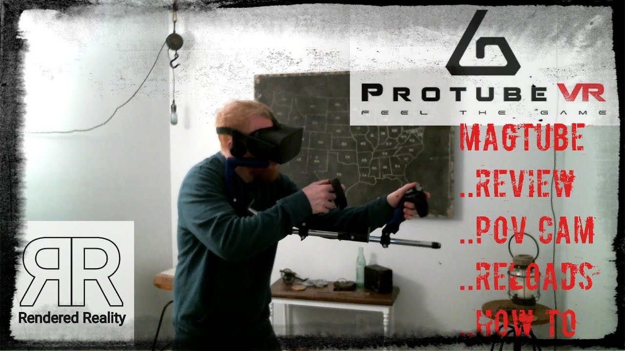 PROTUBE VR, Magtube gun stock, review, reloads, pov gopro cam in Contractors VR best gunstock