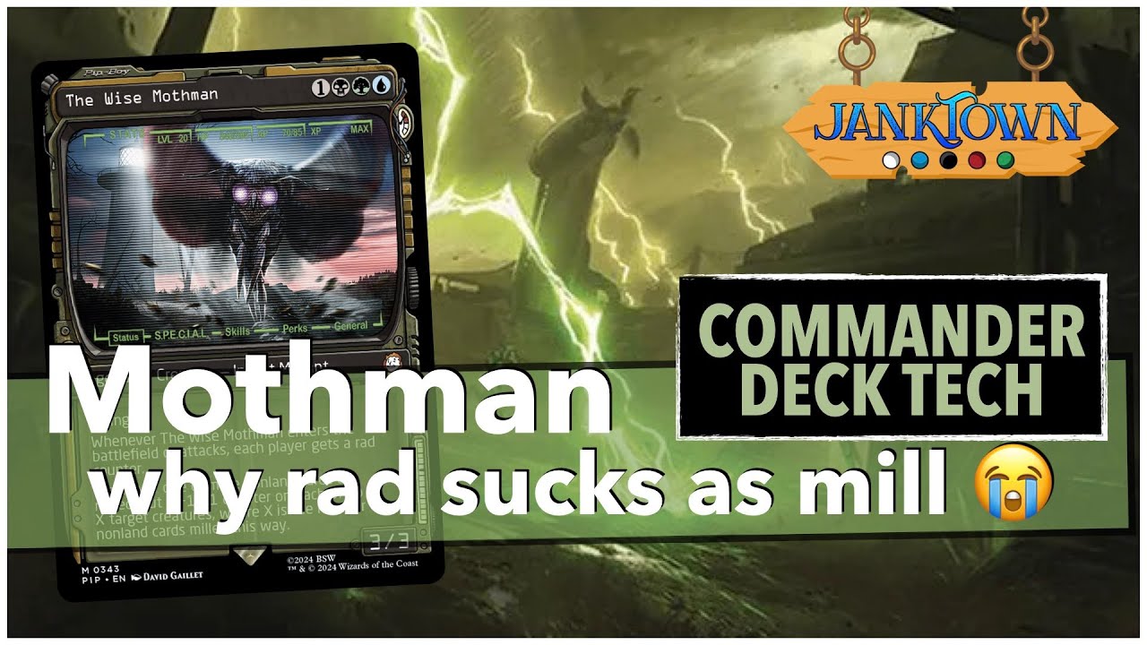 Rad is NOT good for milling ppl out! | Mothman Deck Tech Primer | Fallout | Commander EDH