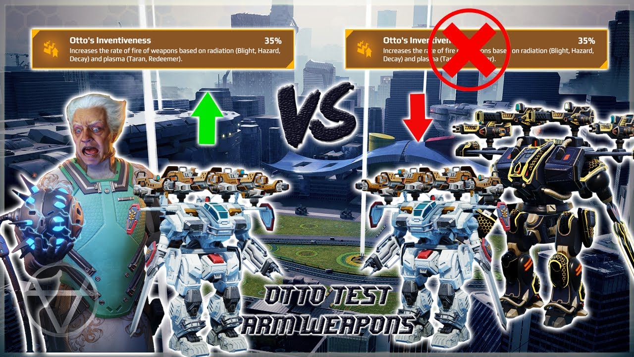Did you Know This?? Otto Pilot Test with ARM & Ult ARM Weapons – Comparison | War Robots