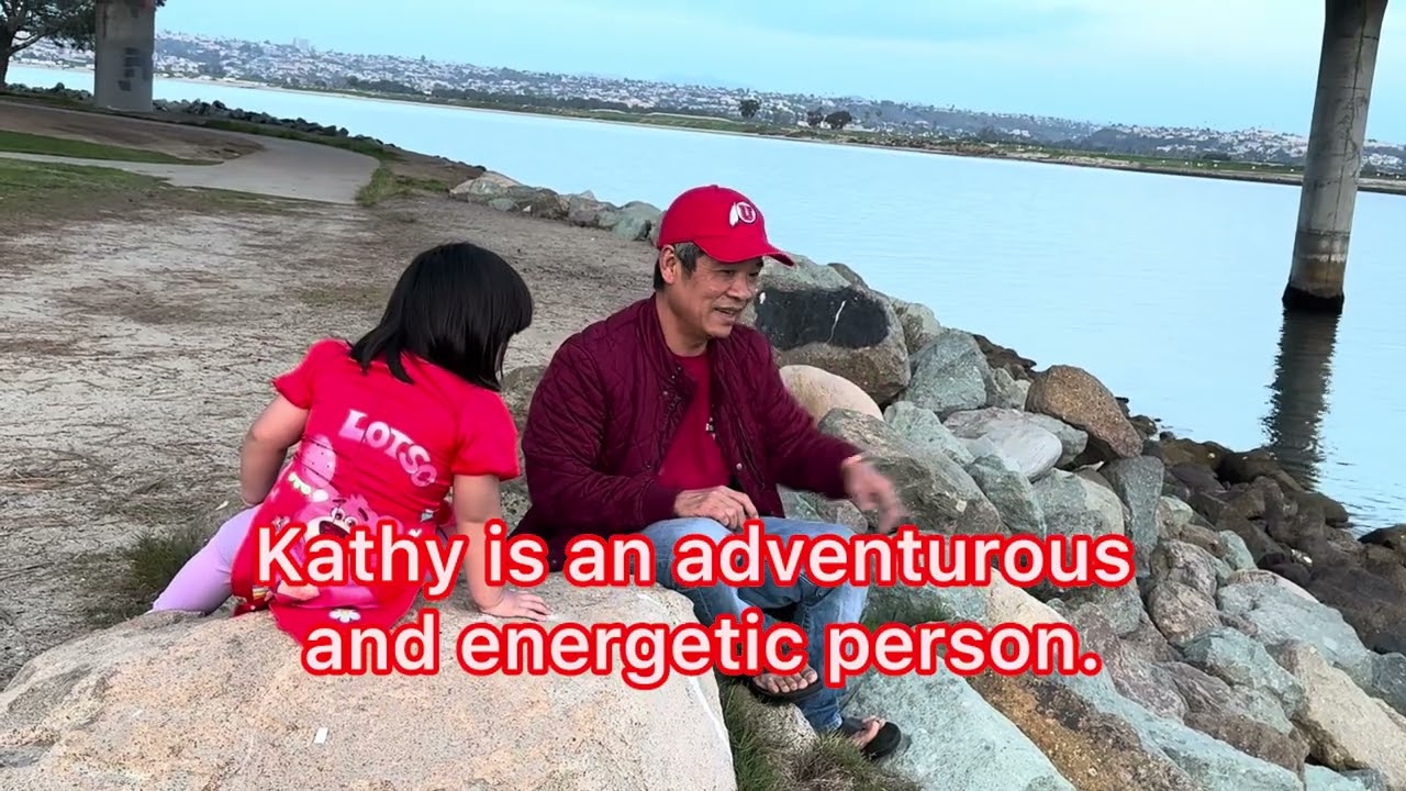 Biển Mission tại San Diego, CA - Bài học song ngữ số 7  #beach #lesson #learnenglish #cute #youtube 