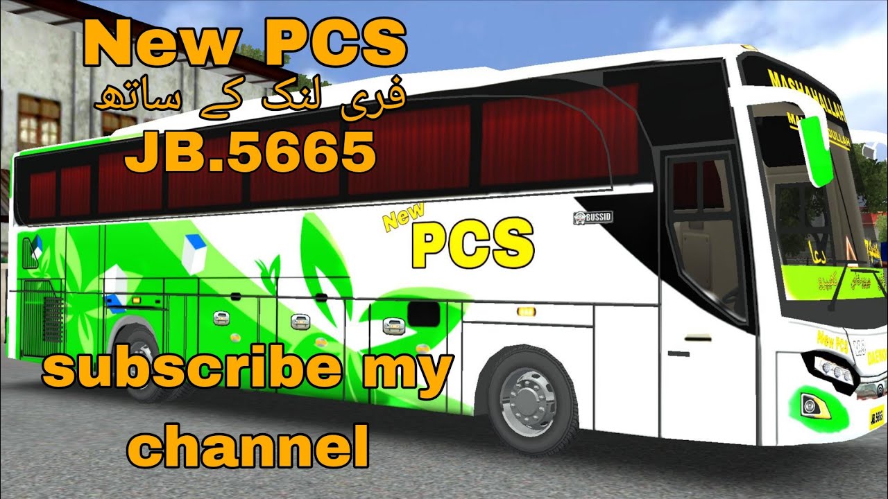 New Pakistan Coach JB1 Bus free HD Livery for Bus simulator indonesia Pakistani Buses Livery