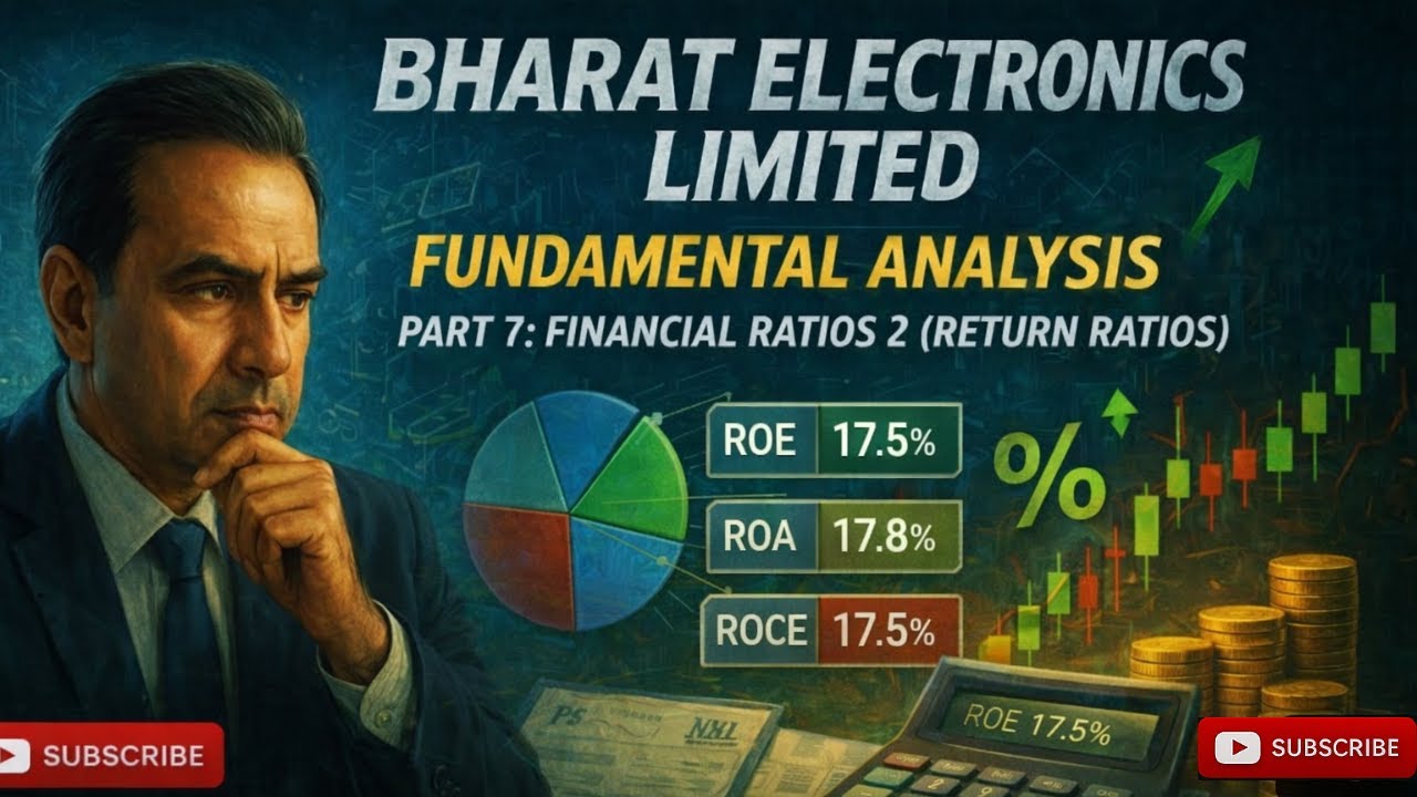 Bharat Electronics Limited (BEL) Fundamental Analysis | Part 7: Financial Ratios-2 |#belsharenews