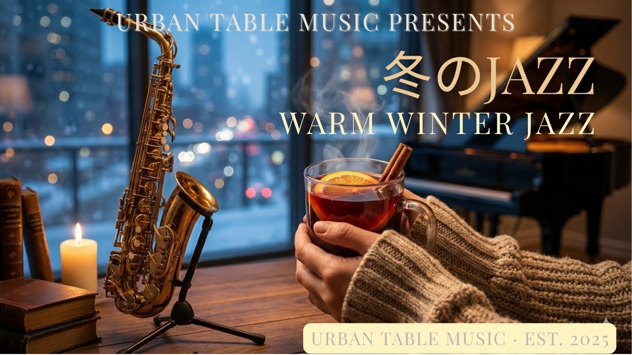 【冬の夜長に】冷えた体に染み渡る、ホットドリンクのような温かいサックス＆ピアノジャズBGM｜Warm & Mellow Jazz for Long Winter Nights