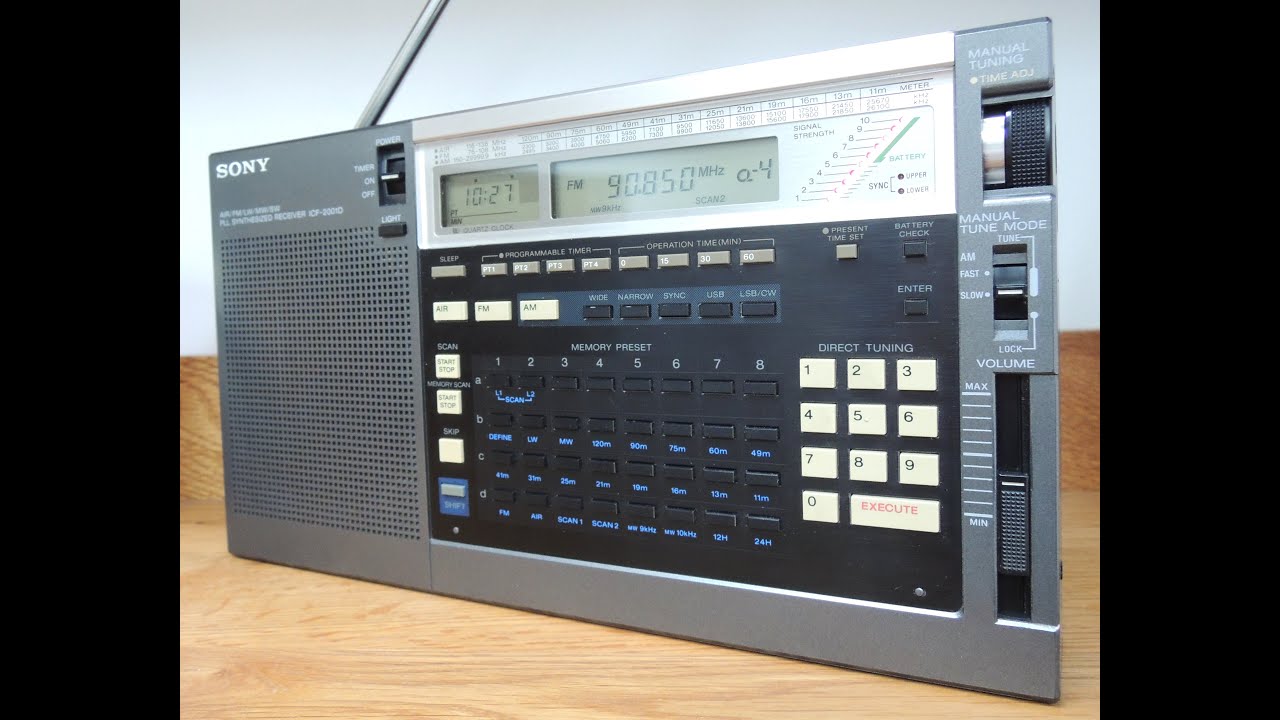 Sony ICF-2001D (ICF-2010) World Radio - circa 1993
