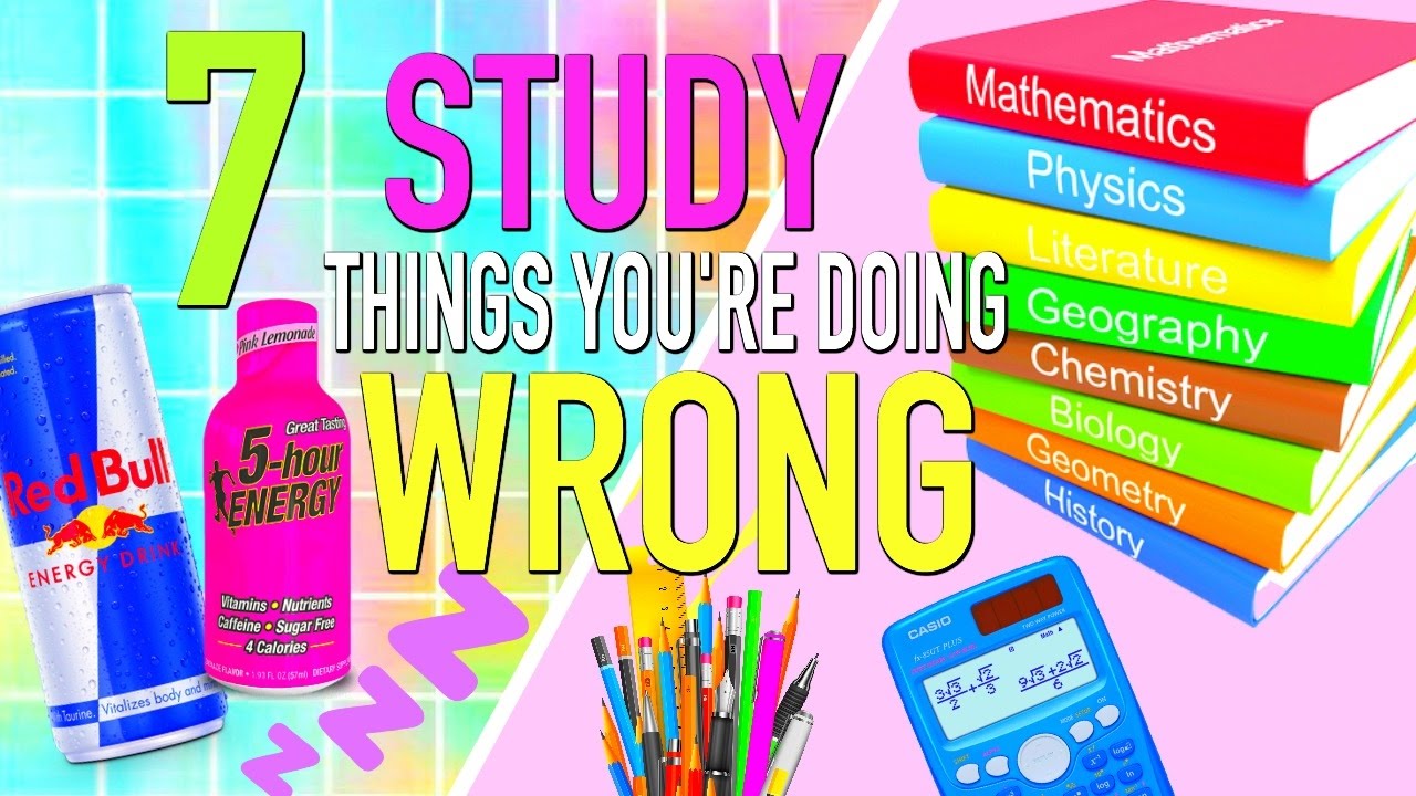 Things You're Doing WRONG When Studying!!! #study #studywithme #studymotivation