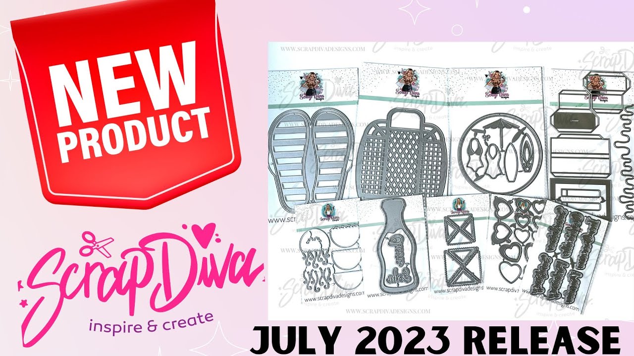 SCRAP DIVA DESIGNS | JULY 2023 RELEASE! ☀️👙⛱️☀️