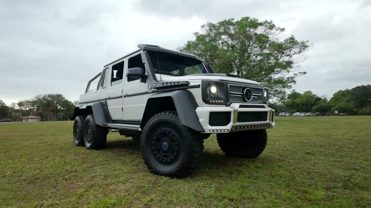 2015 Mercedes-Benz G63 AMG 6X6 Brabus B63S-700 cold start, driving, walk around video
