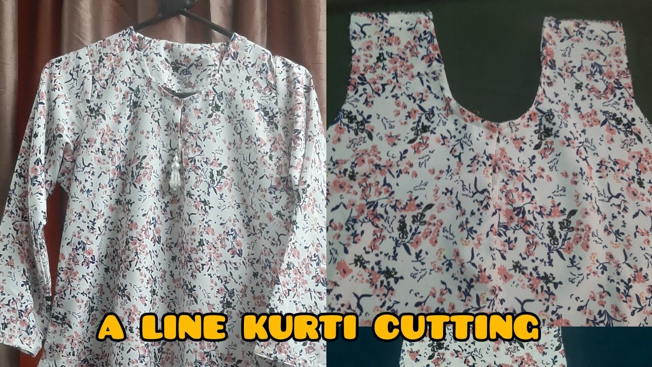 A Line Kurti Cutting Method/How to Sew Kurti#youtuber#heygoogle#Cut&Stitch #fashion#kurti#tiktok