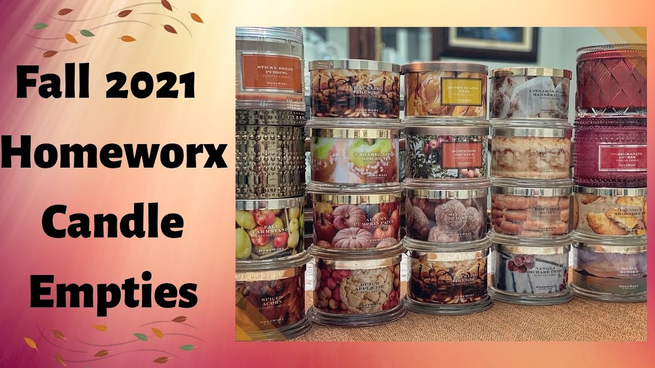 Homeworx Fall Candle Empties| 2021