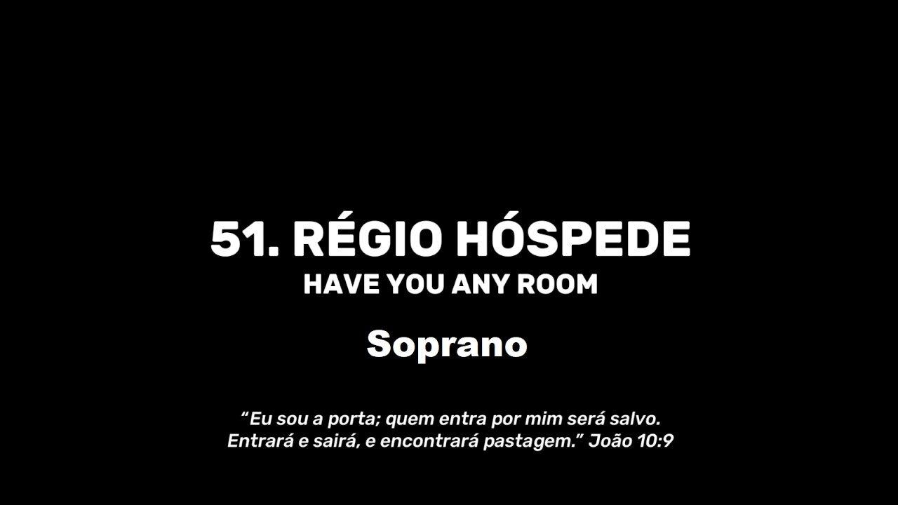 051. Régio Hóspede - Soprano