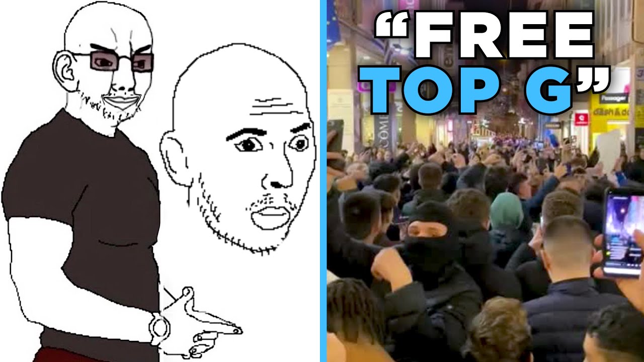 Simps March To Free Top Sex Trafficker Andrew Tate