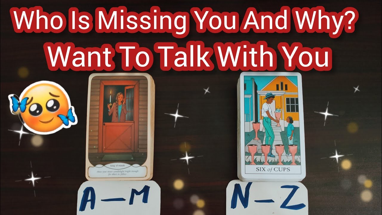Who Is Missing You Want To Talk With You And Why ?Hindi Tarot Reading ✨🦋