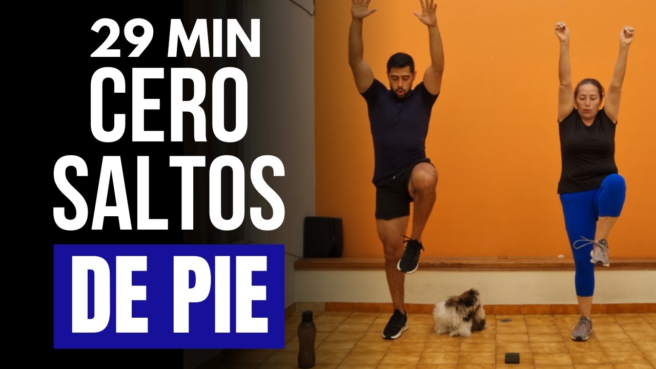 cardio abdomen y cintura 30 minutos 🔥 caminata en casa sin saltos sin impacto y totalmente de pie
