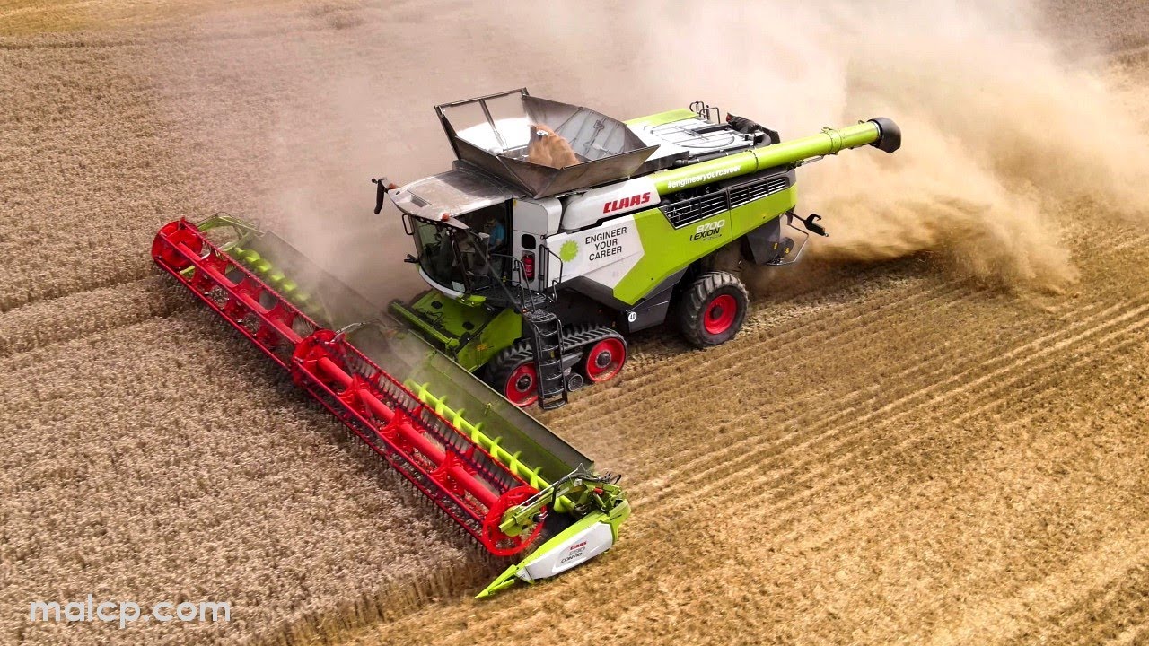 4Kᵁᴴᴰ Harvest 2023: Claas Lexion 8700 TT on demo by Mann's UK #engineeryourcareer