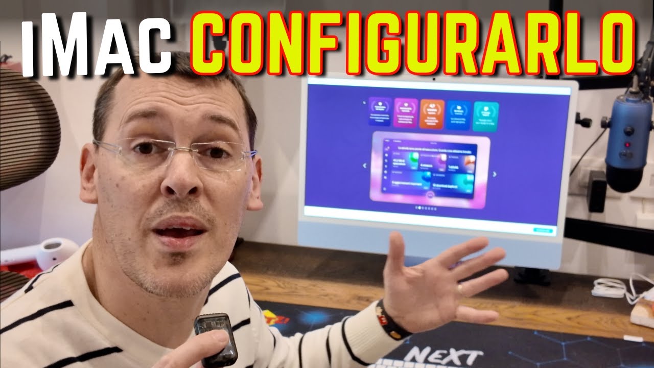 come fare CONFIGURAZIONE iMac M4 2024 prima accensione