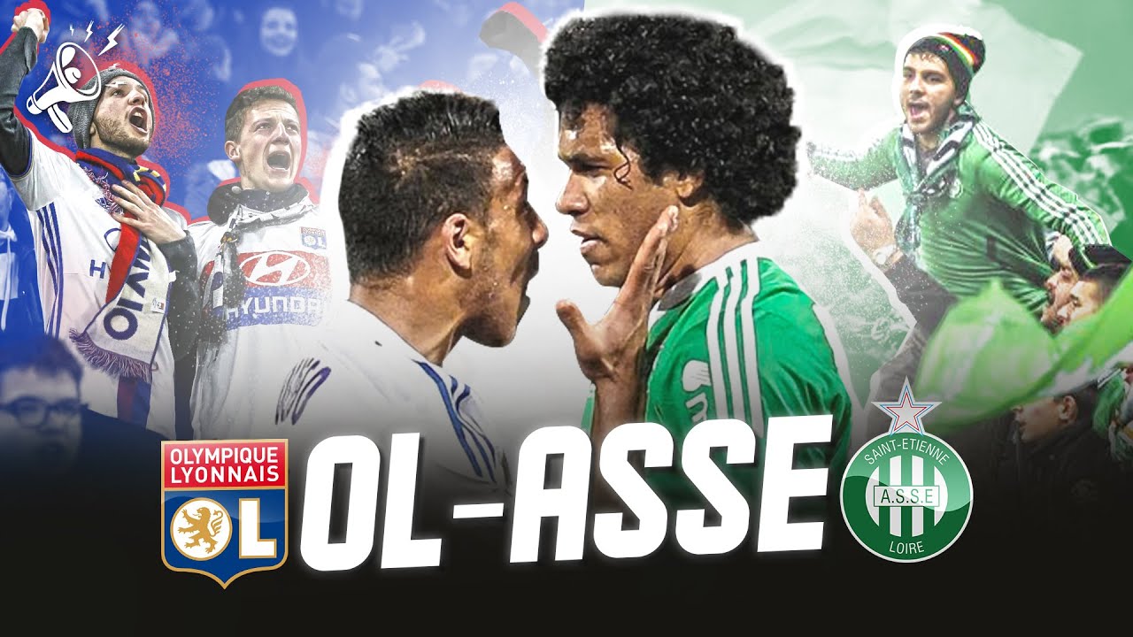 LYON - SAINT ETIENNE : le plus GROS DERBY de FRANCE 🔥🇫🇷Son Histoire !