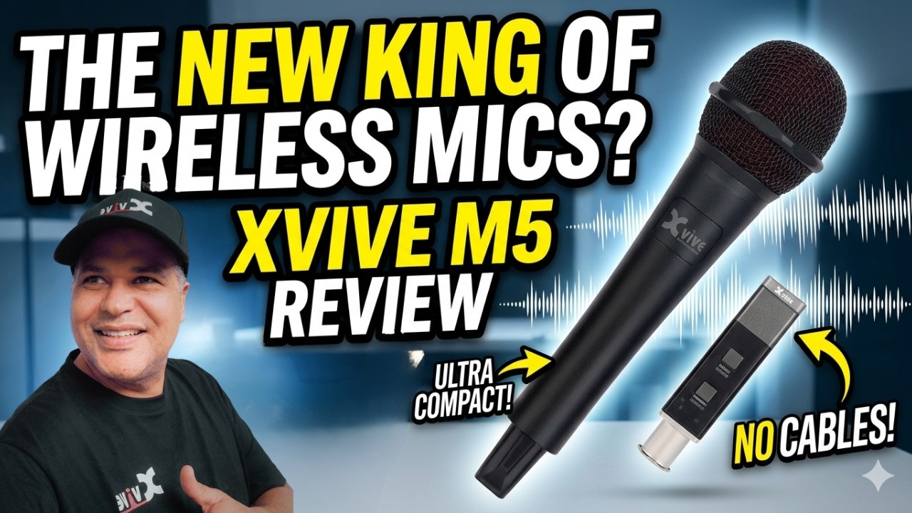 The New King Of Wireless Mics ! Meet The M5 From Xvive
