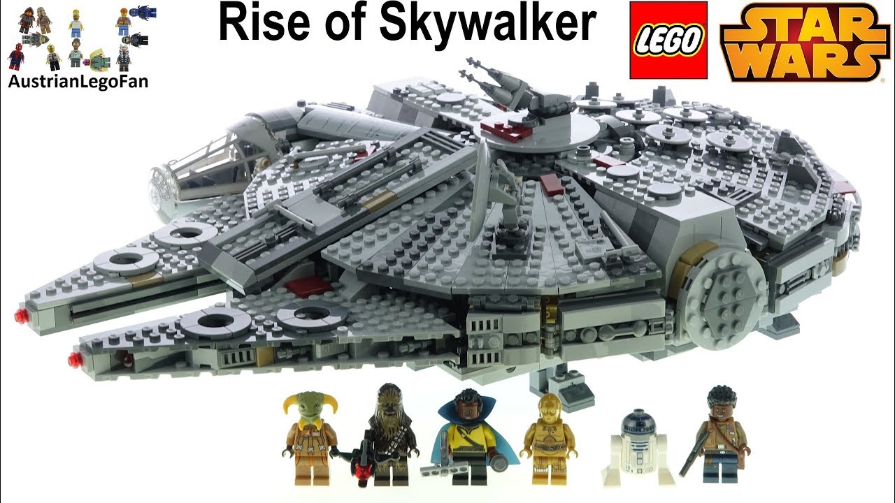 LEGO Star Wars 75257 Millennium Falcon Rise of Skywalker Edition - Lego Speed Build Review