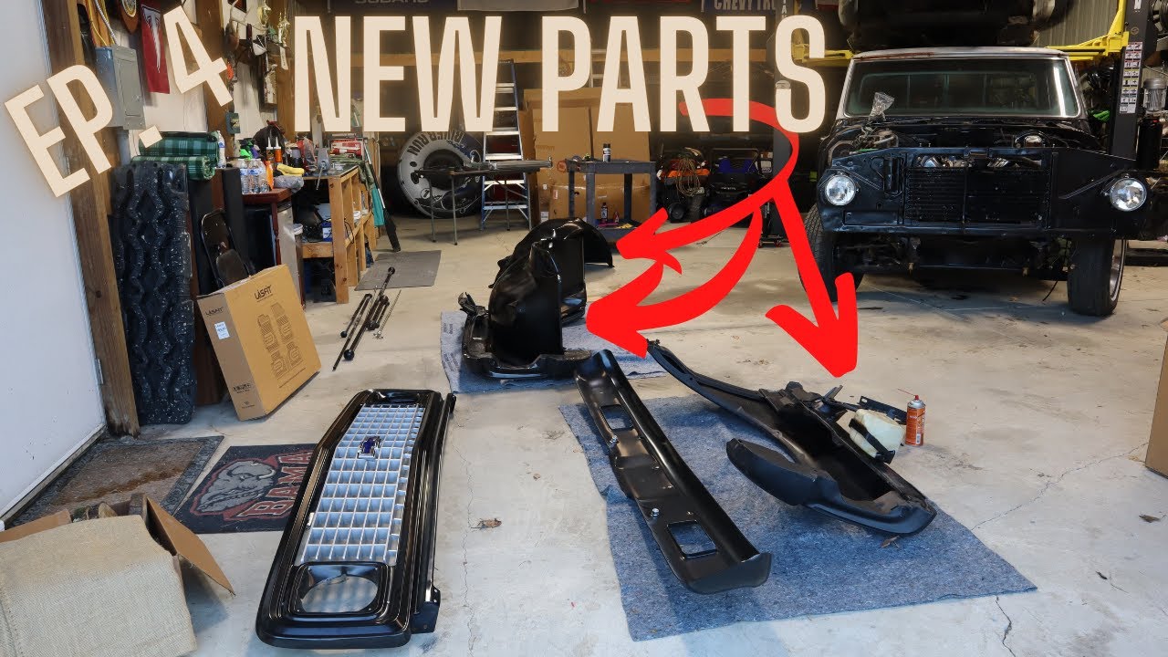 1972 Chevy C10 Front End Tear Down & New Inner Fenders -  Project Harold EP. 4