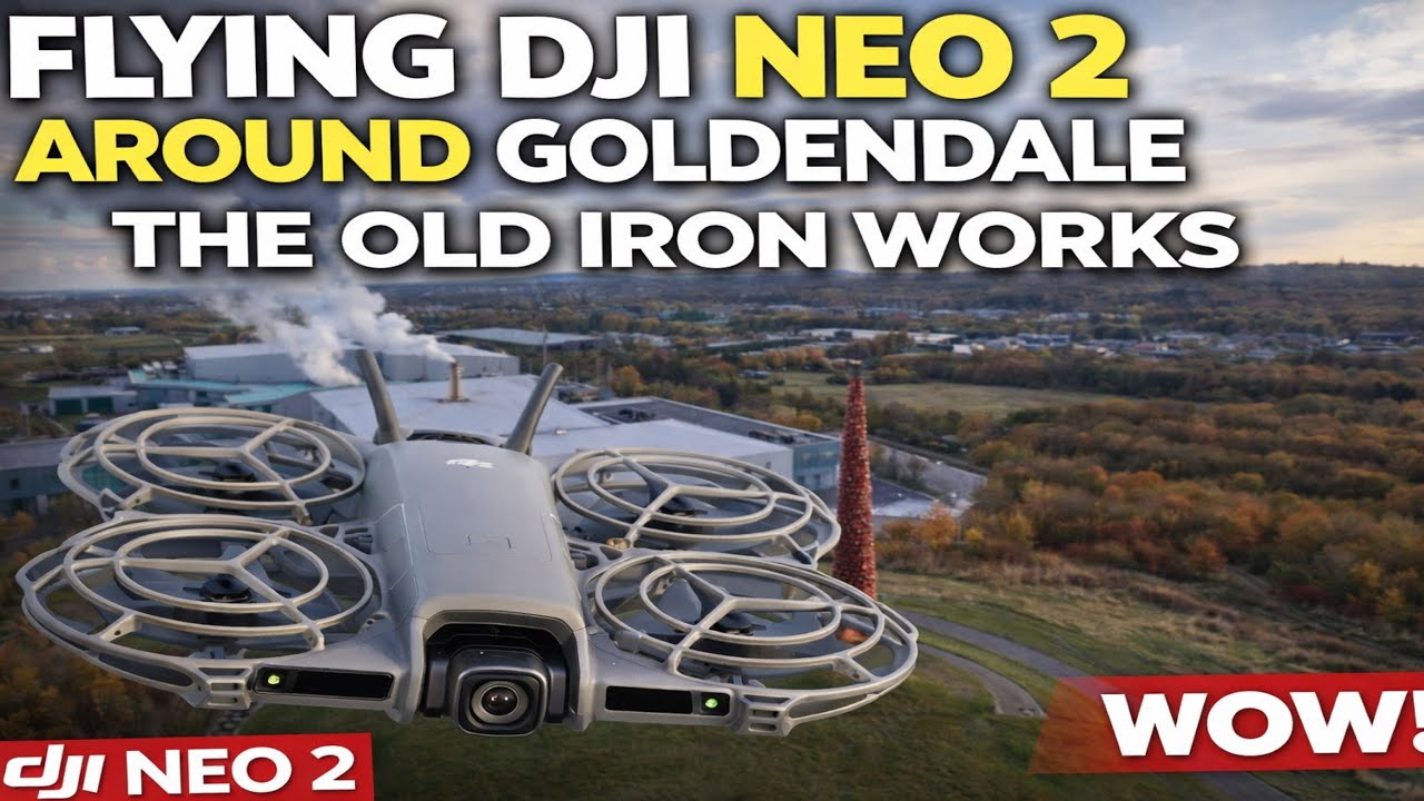 The Old Iron Works Goldendale by drone