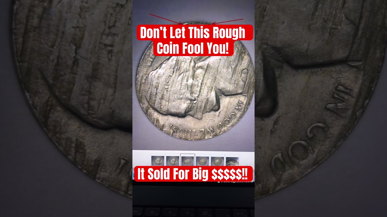 Ugly Jefferson Nickel Fooled Everyone! One Error Collector Cashed In!! #shorts