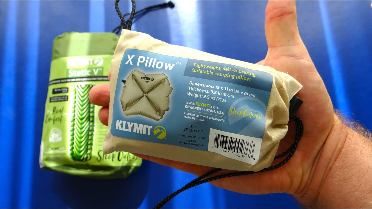 В ПОХОД только ТАК теперь! Надувная подушка KLYMIT Pillow X Recon