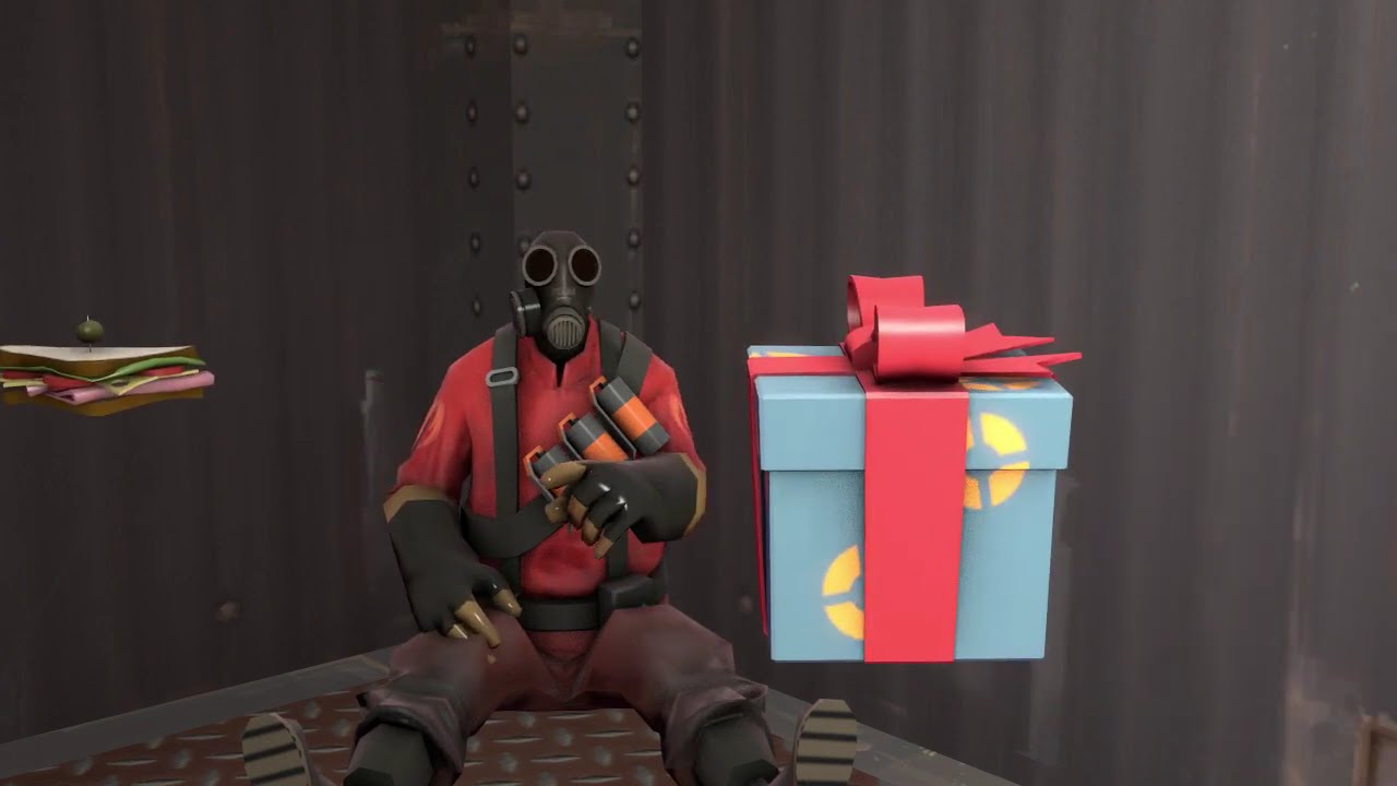pyro choose sandwitch or misterious present? [SFM]