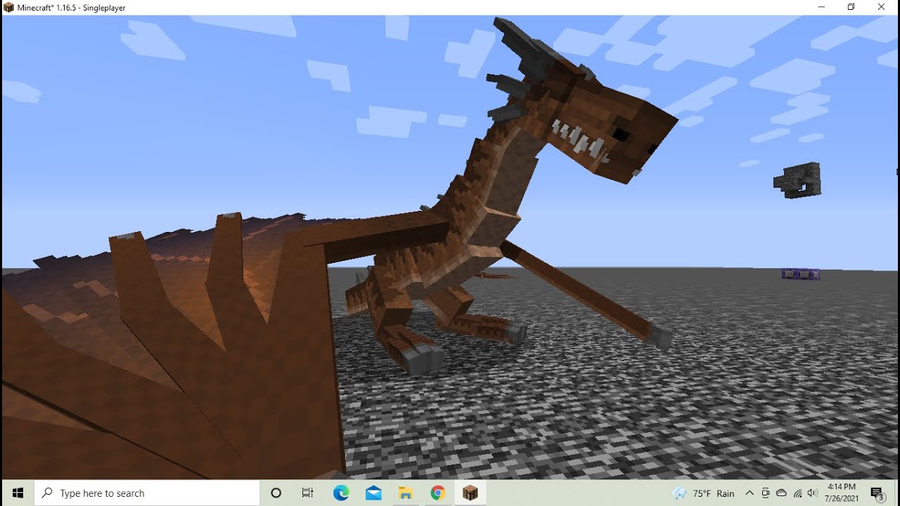 Fire Dragon Vs Ice Dragon , Enderiophage Vs Lightning Dragon - In Minecraft