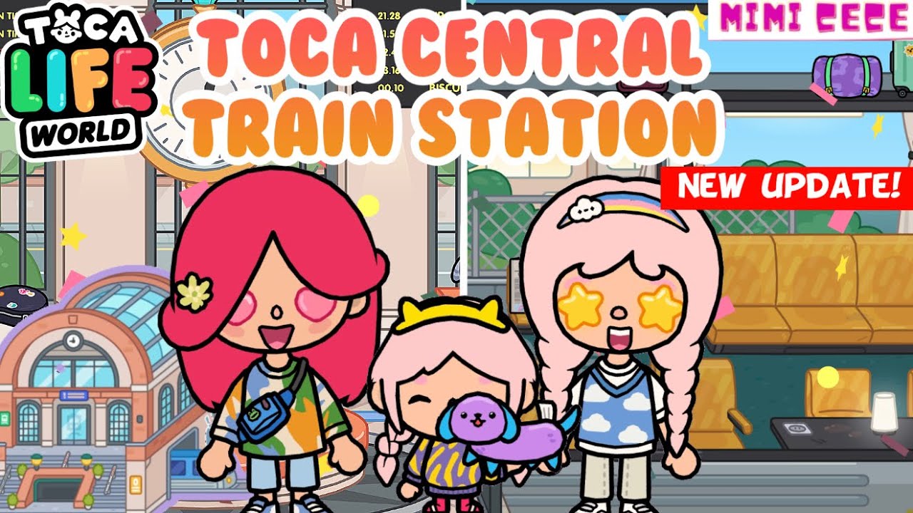 TRẠM TÀU TOCA MỚI SIÊU ĐẸP 🚆‼️ ĐI THỬ TRẠM TÀU ĐỂ THĂM.. 😍 | NEW UPDATE! TOCA TRAIN STATION ❤️