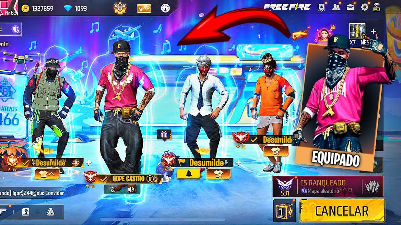 FINGI SER BOOT NO FREE FIRE E USEI A SKIN DO SEGUNDO PASSE E IMPRESSIONEI OS DESUMILDES *surreal*