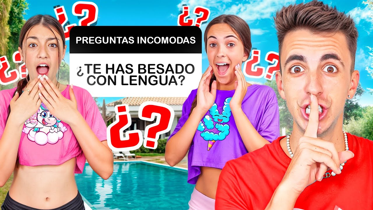 ¿TE HAS BESADO CON LENGUA? *Preguntas Incomodas a mis Hijas!*