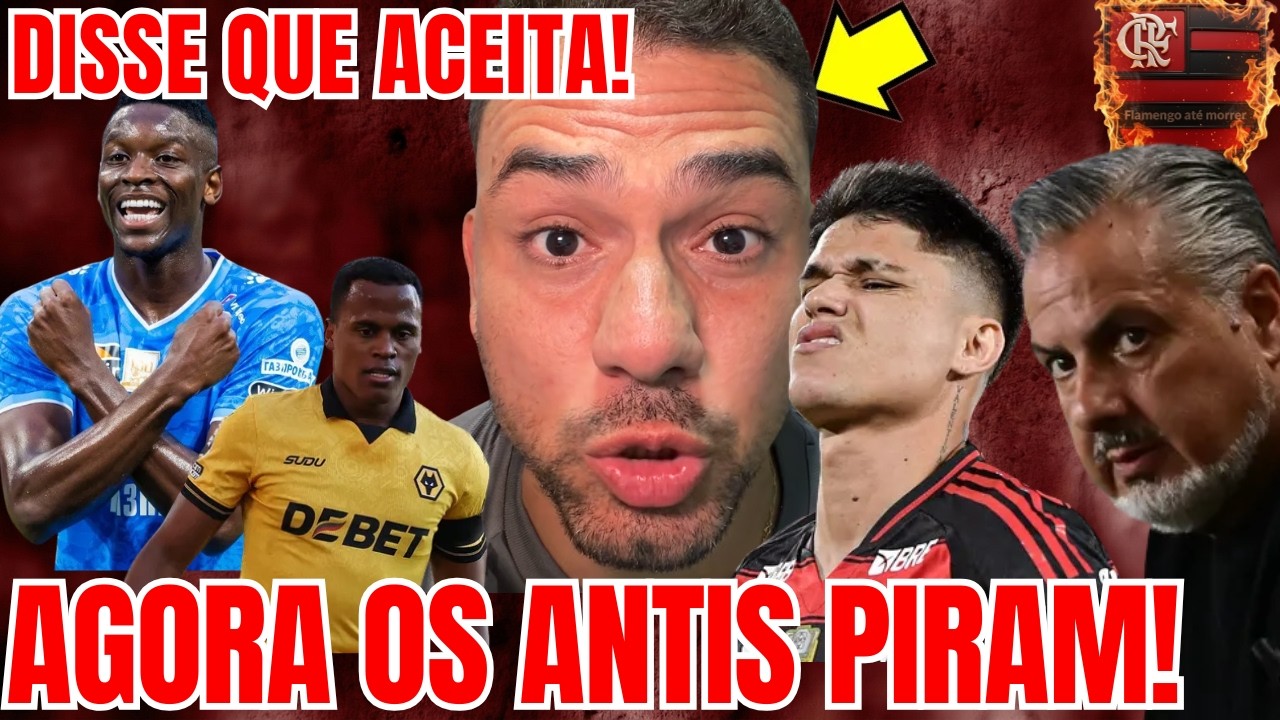VALE TUDO ISSO? LUIZ HENRIQUE NO MENGÃO! A REAÇÃO DA TORCIDA COM OS R$31 MILHÕES! FLAZOEIRO HOJE