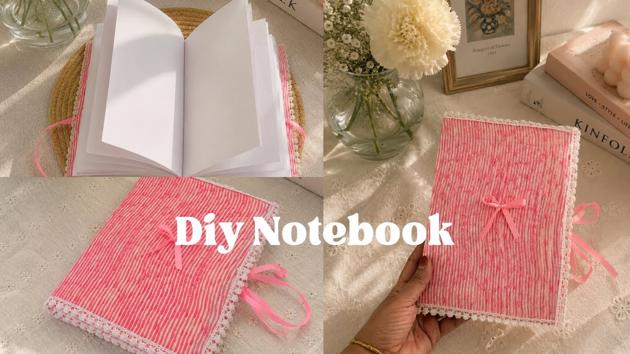 Easy DIY Notebook Making| DIY journal book|How to make notebook at home|homemade diy notebook making
