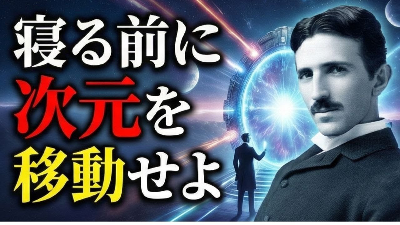 【ニコラ・テスラ】あなたの現実は、寝る前の3分で確定する。テスラが密かに実践した『宇宙接続』の儀式