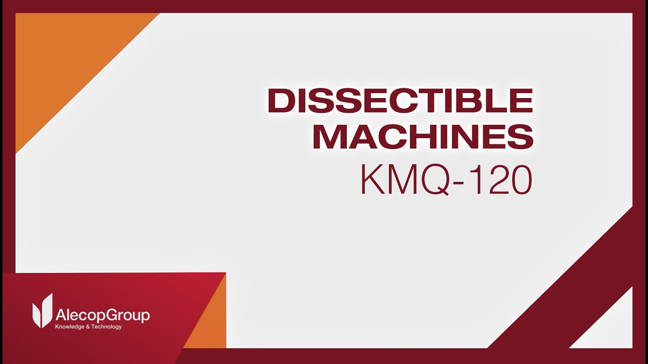 Alecop KMQ-120 Dissectible machines &ndash; Squirrel Cage Machine