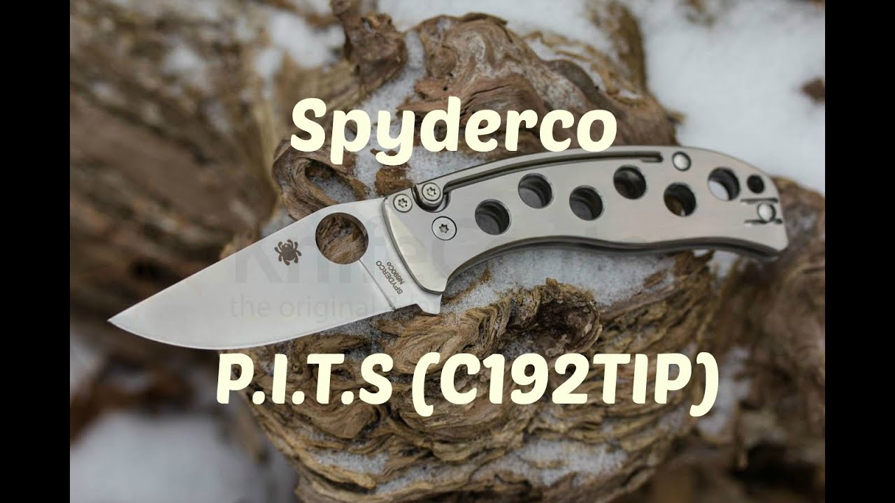 Spyderco P.I.T.S Knife (C192TIP)