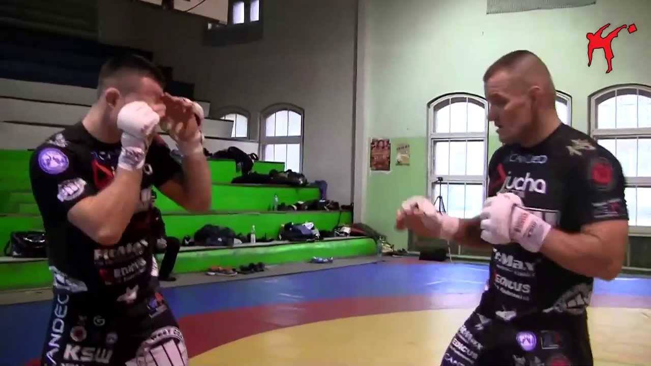 Mateusz Gamrot i Borys Mańkowski zajęcia z techniczne z trenerem Andrzejem Kościelskim