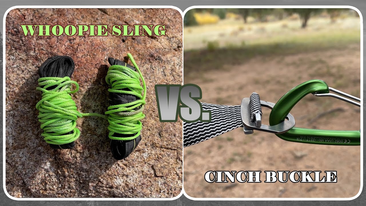 Лучшая подвеска для гамака для вас? | Whoopie Sling против Cinch Buckle