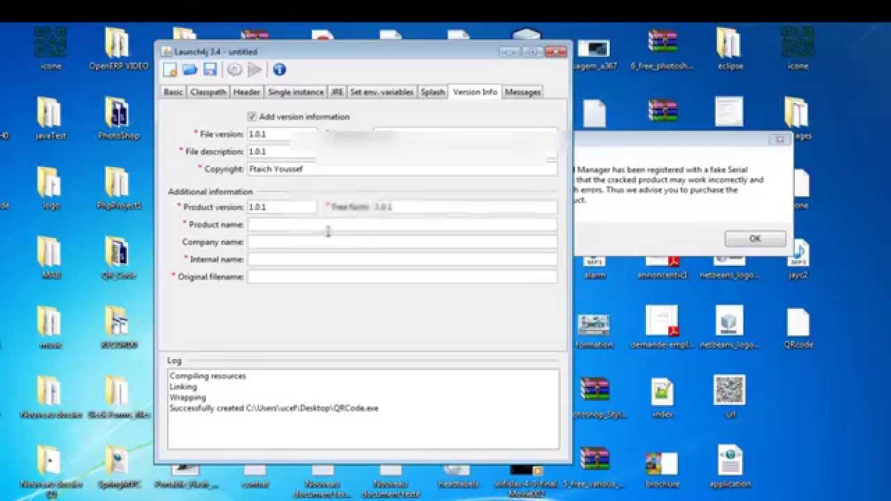 Java Launch4j :How to convert jar to exe.jar to an .exe?