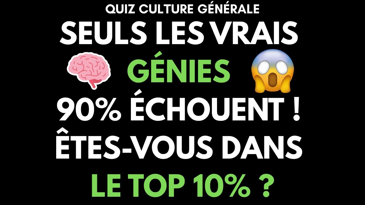 🧠 Quiz Destructeur ! 6/25 Défi Mental 2026💥